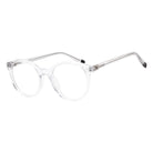 Blick Optical classic round eyeglasses with a lightweight, transparent frame for a modern, minimalist look.