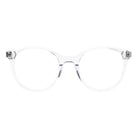 Blick Optical classic round eyeglasses with a lightweight transparent frame for a modern minimalist look.